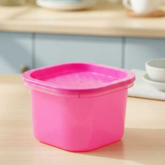 (4 PC) Toples Plastik / Toples Jajanan / Toples Kue / Toples Cookies / Toples Mercy 010 Bahan Plasti