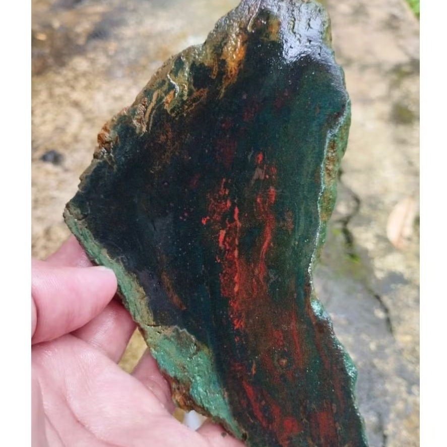 suiseki batu alam bahan batu akik lempengan nogosui nagasui klasik bermotif natural super istimewa s