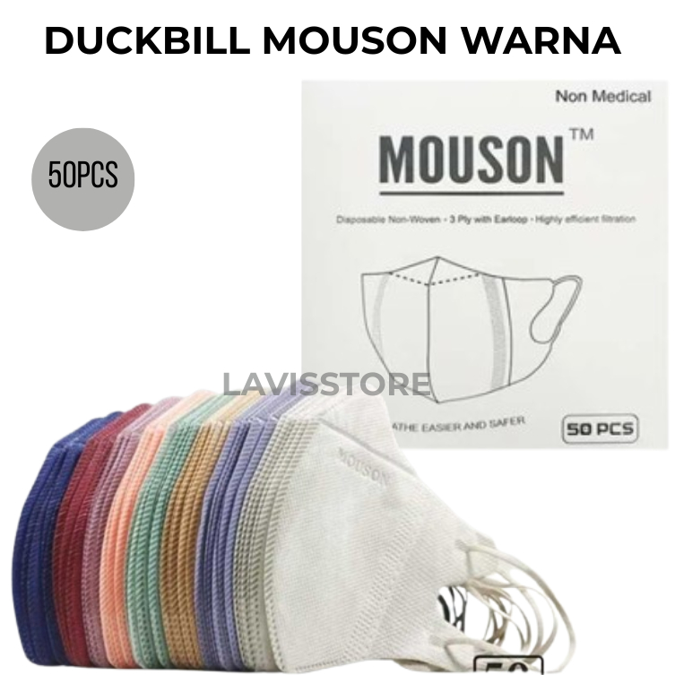 DUCKBILL MOUSON MIX WARNA / MOUSON WARNA 50PC