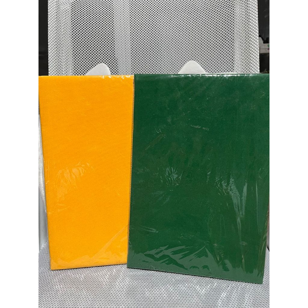 Map Bludru A4 Map Sekolah Map Kantor Hijau Kuning High Quality