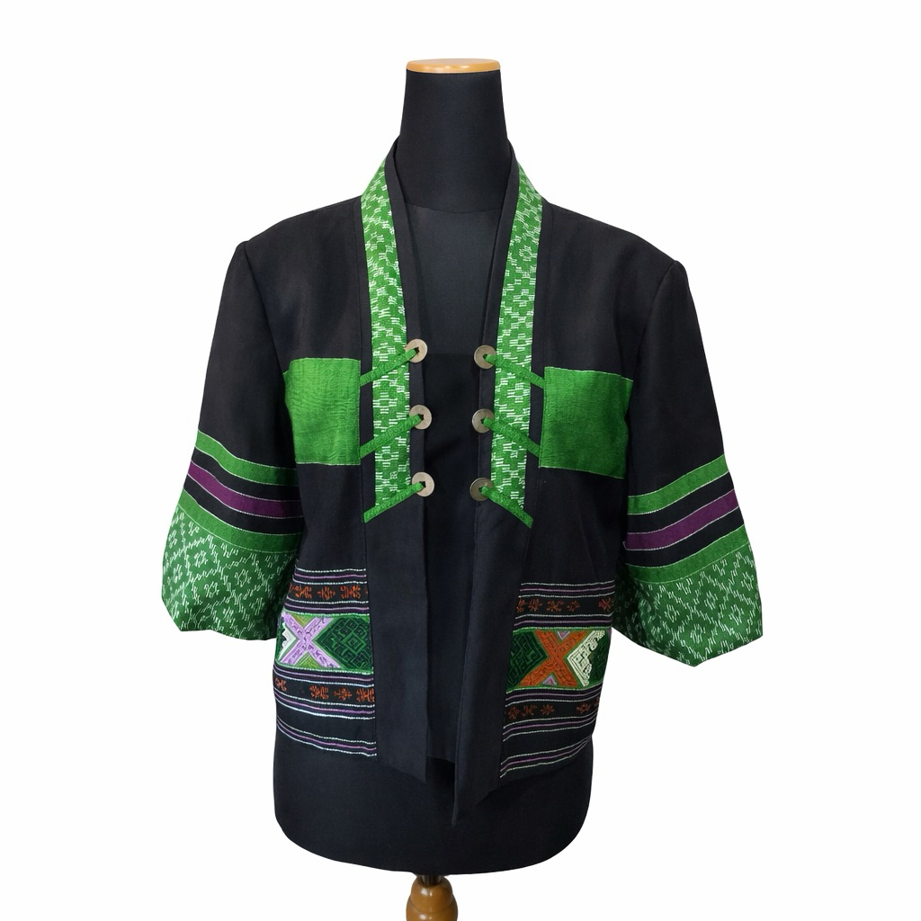 Atasan Wanita Tenun/Outer Tenun/Blazer Tenun/Blouse Tenun/Atasan Tenun Wanita