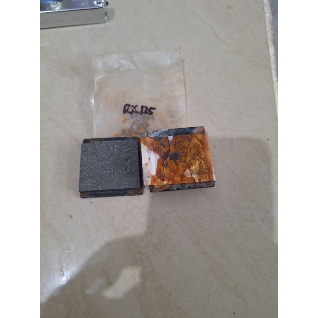 discpad kampas rem kanvas rem depan yamaha rx125 engkel rx 125 nos japan