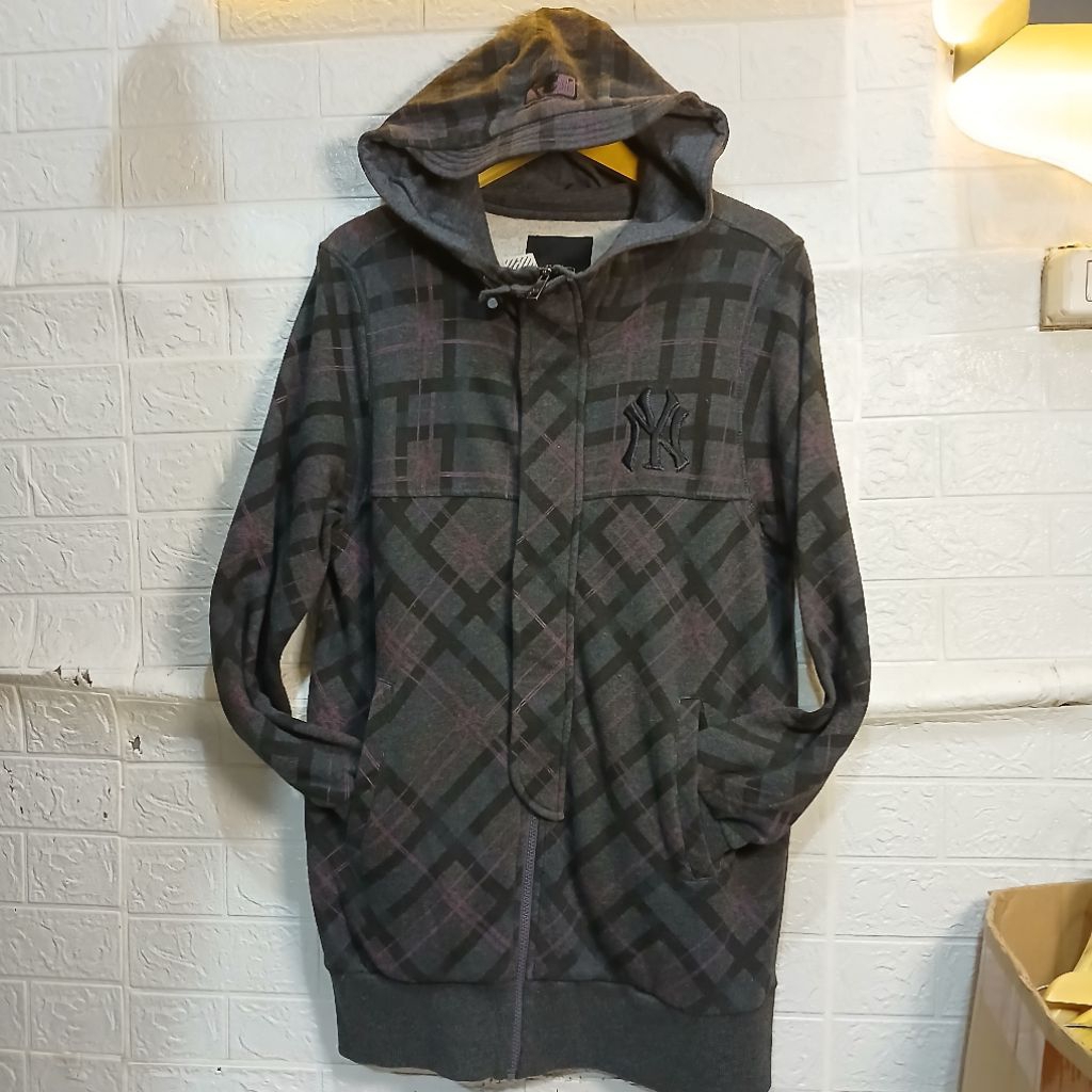 Sweater Hoodie MLB NY Yankees Dark Grey Size L