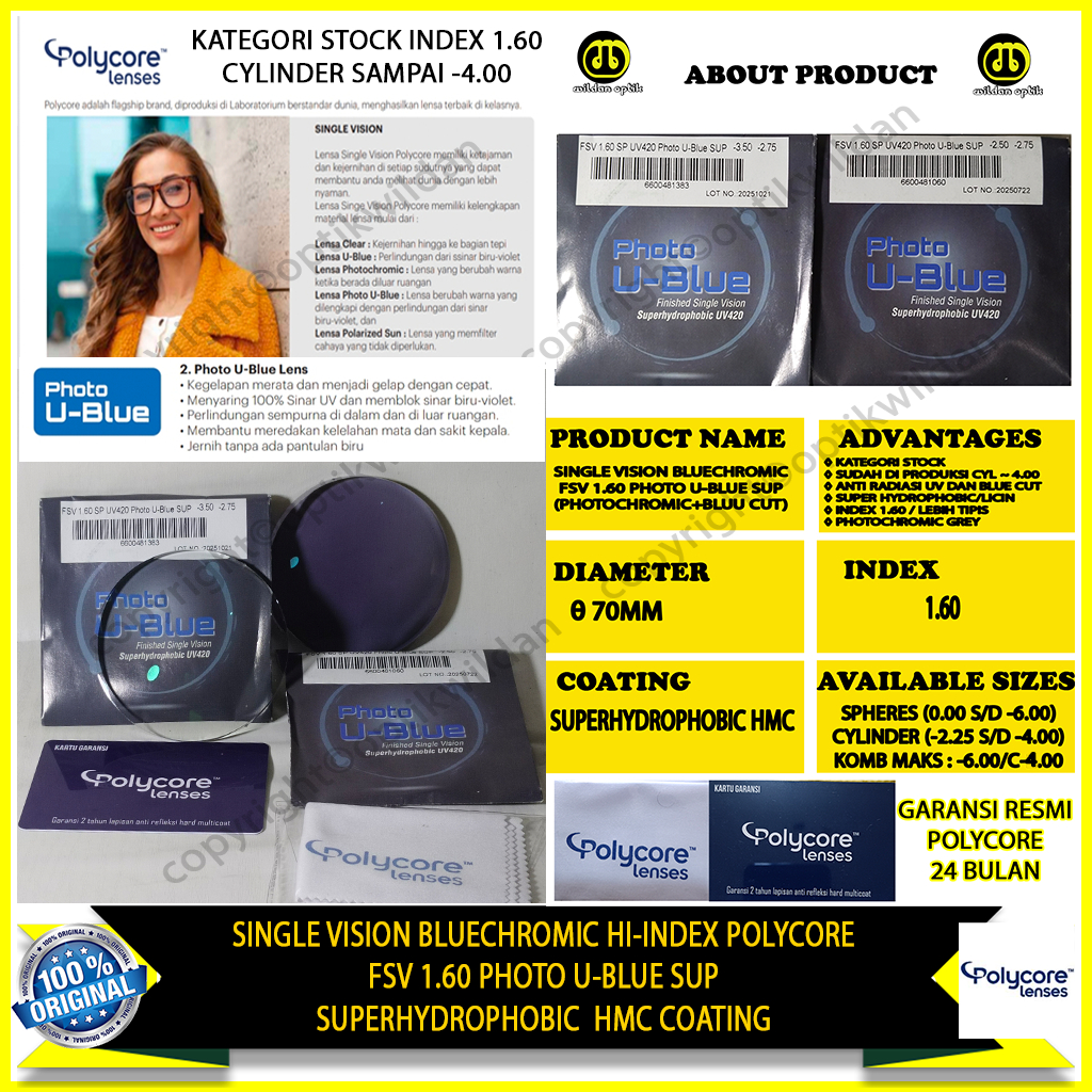 PHOTO U-BLUE SUP CYLINDER SAMPAI C-4.00 FSV 1.60 PHOTO U-BLUE SUP SUPERHYDROPHOBIC HMC