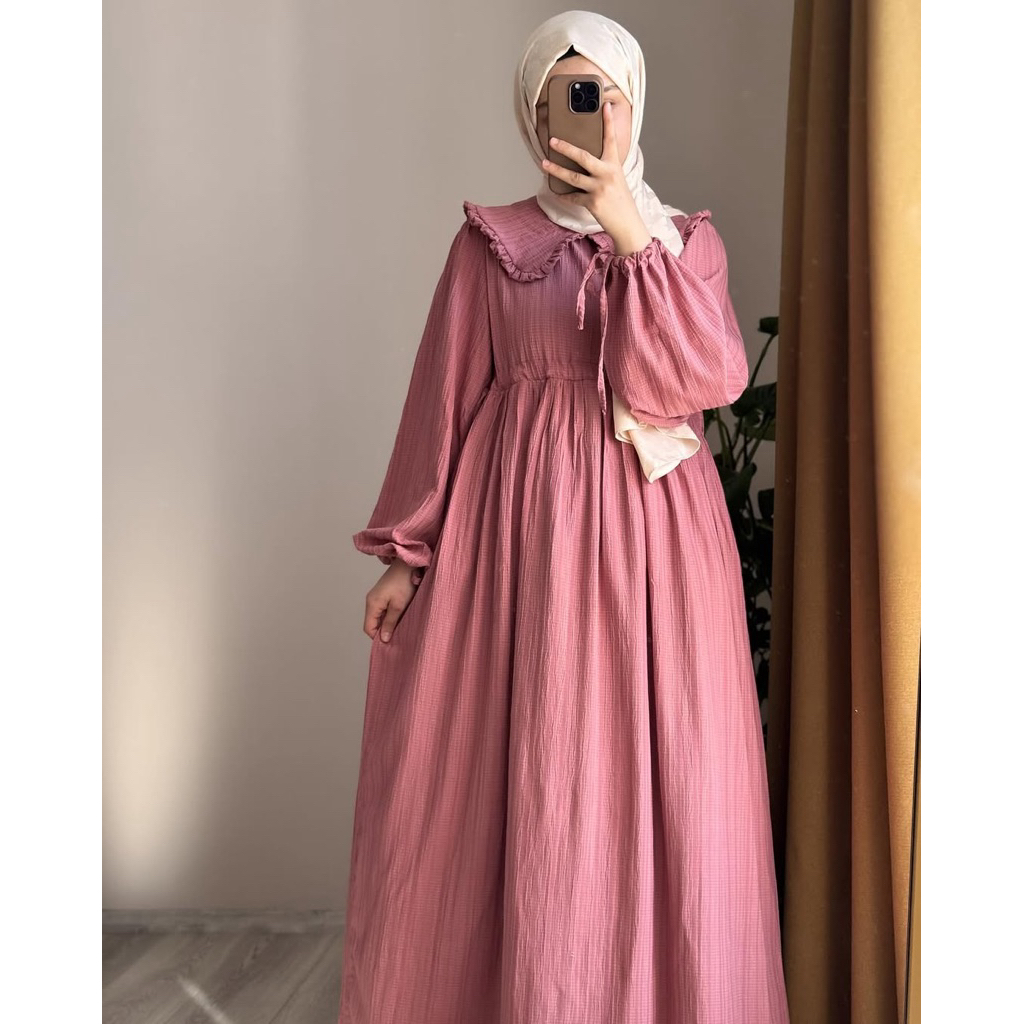 MINA DRESS ladycrush / gamis abaya dewasa ladycrush