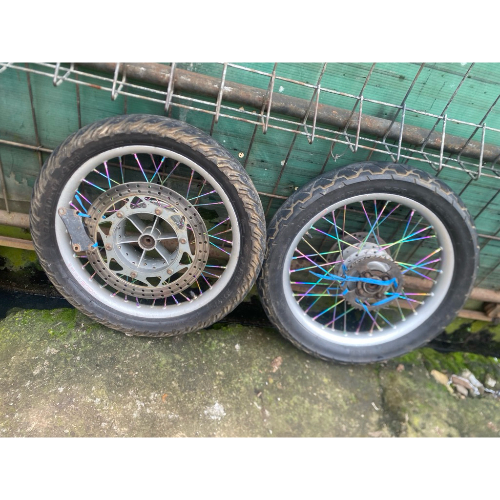 velg set ring 17x140 17x160 tromol megapro plus ban