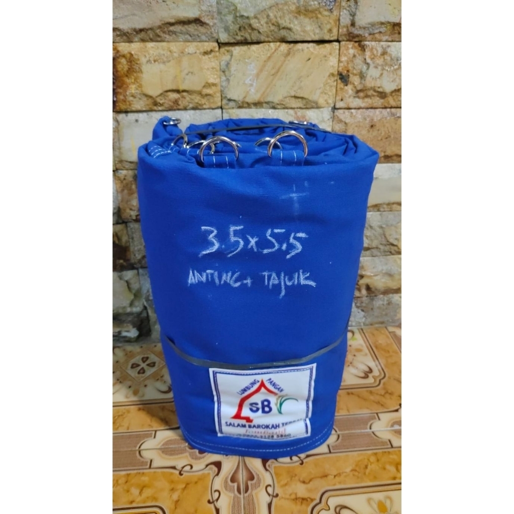 Terpal truk kain kanvas 3,5x5,5SB Terpal