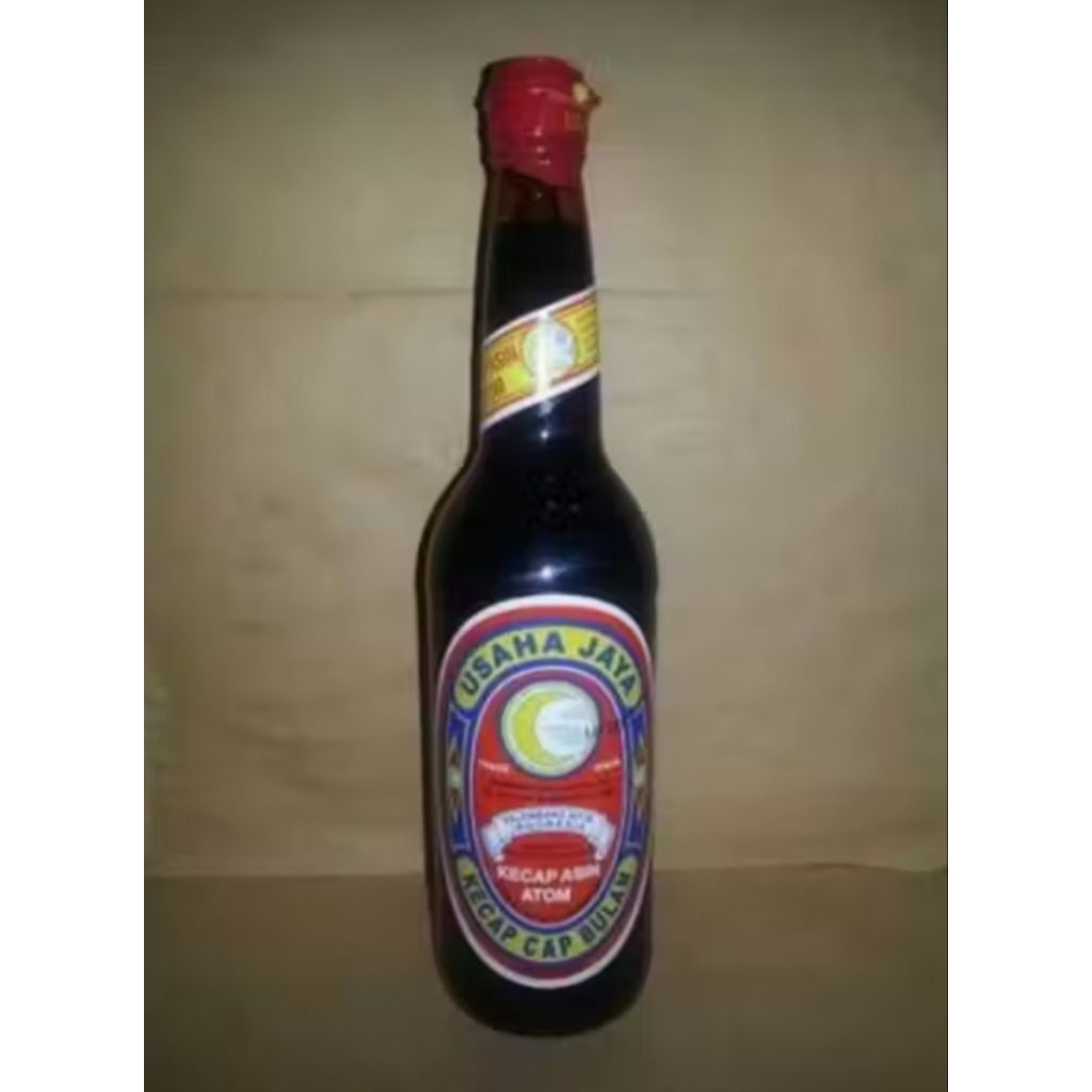 Kecap Asin Atom Cap Bulan Asli Produksi Palembang Repack