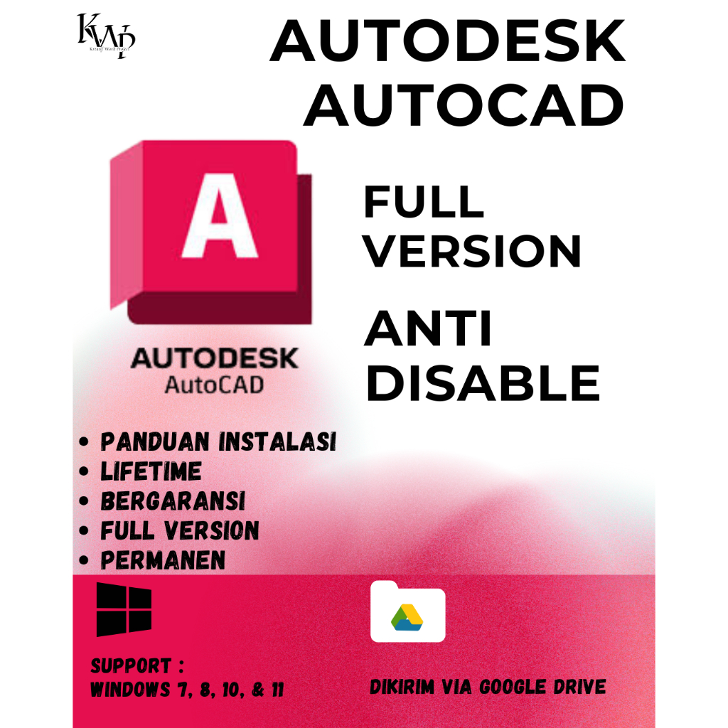 AUTOCAD 2026 2025 2024 2023 2022 2021 2020 2019 2018 2017 2016 PERMANEN WIN