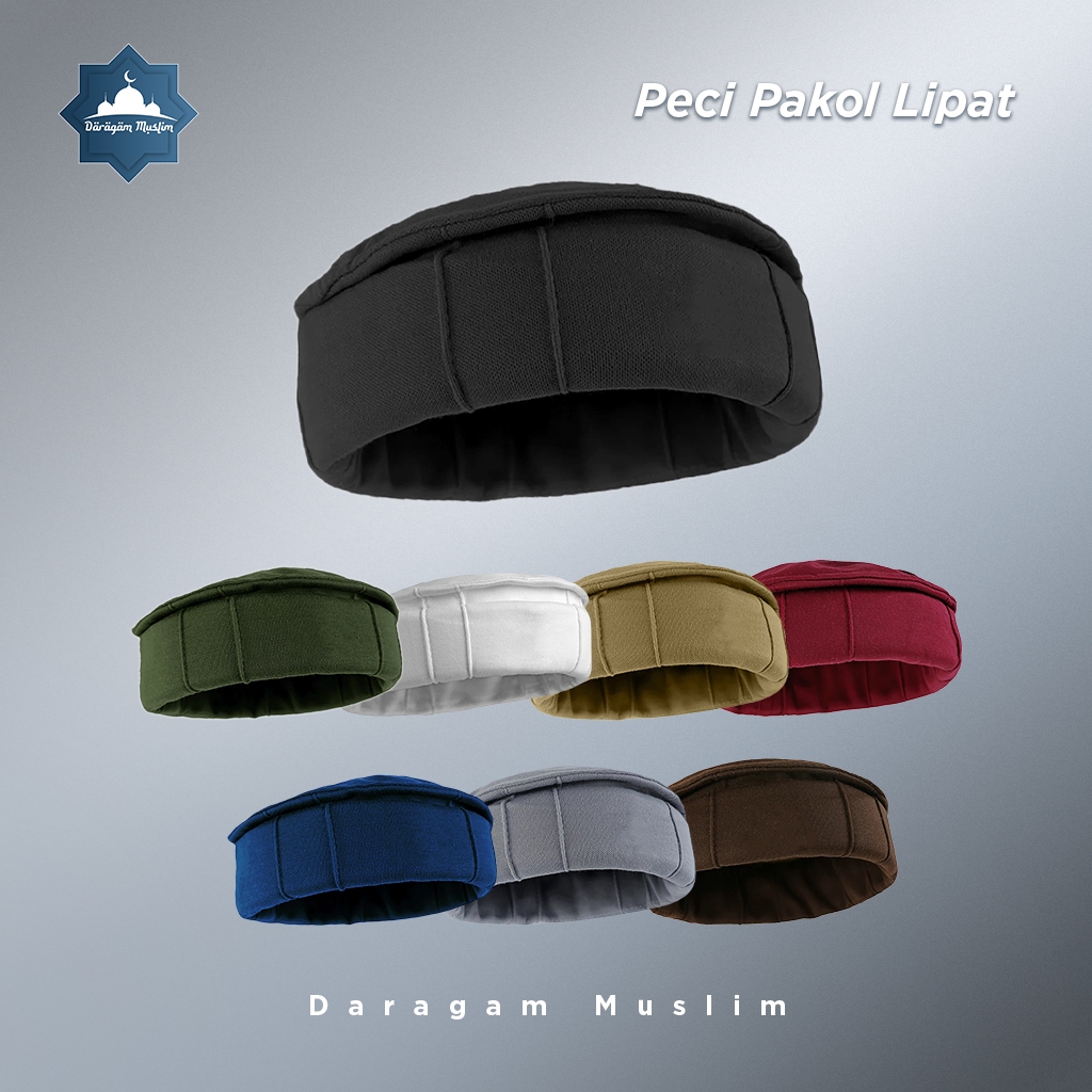 DARAGAM MUSLIM Kupluk Sholat Pakol Taliban Tebal Lentur Ukuran Dewasa