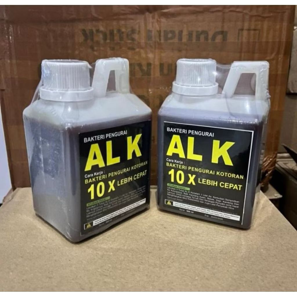 BAKTERI AL K - Probiotik Kandang//Pengurai Kotoran//Penghilang Bau Desinfektan Alami Hewan Ternak