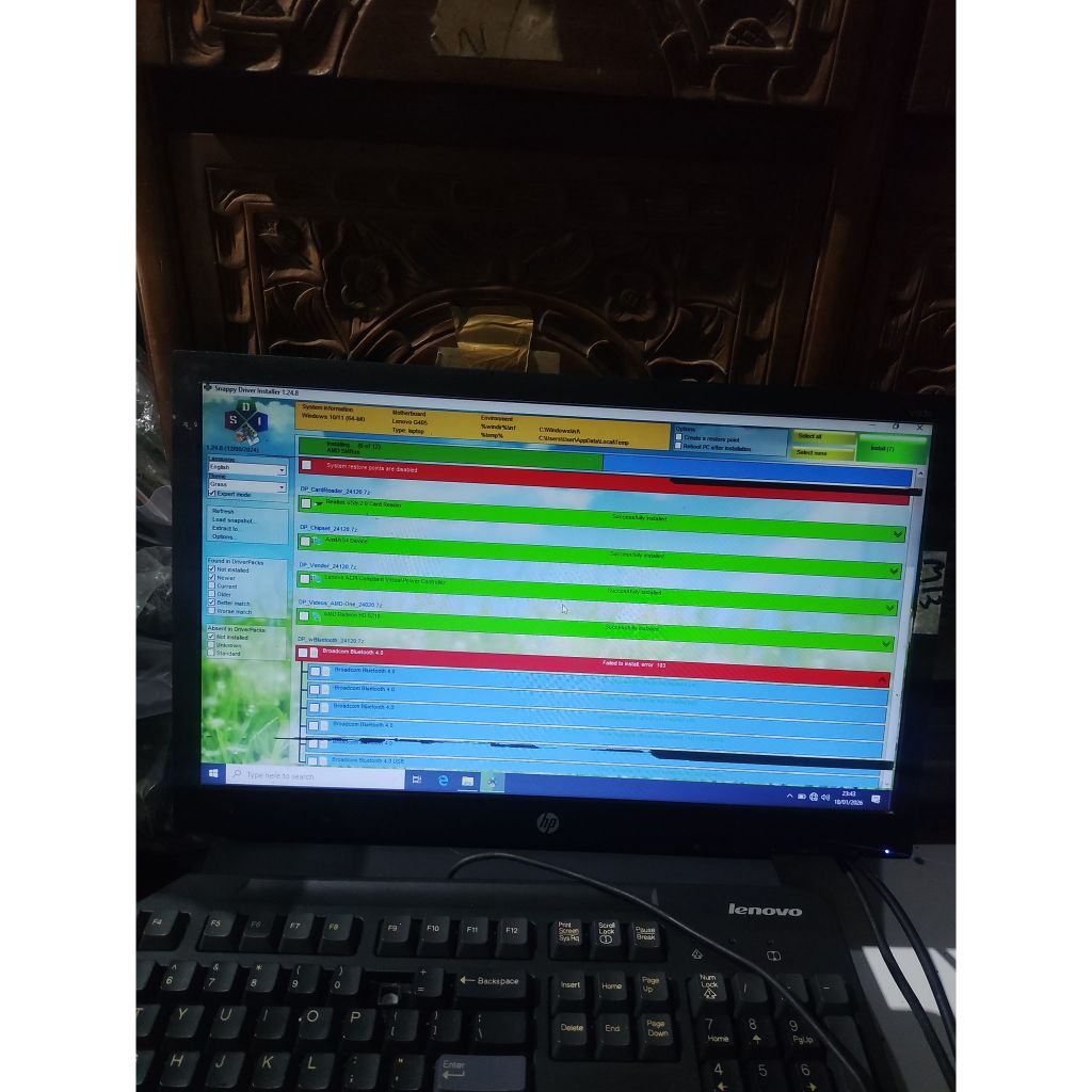 HP V193 Monitor *minus tompel *minus tanpa stand/kaki Lokasi Tayu Pati Rp50. 0000