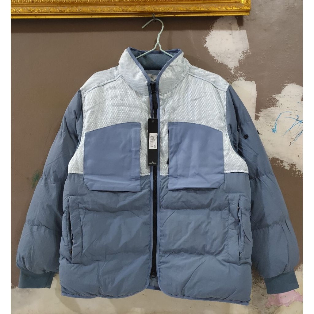 Stone Island MODIFIED PANAMA 6/3 HT NYLON MIX FABRICS DOWN-TC