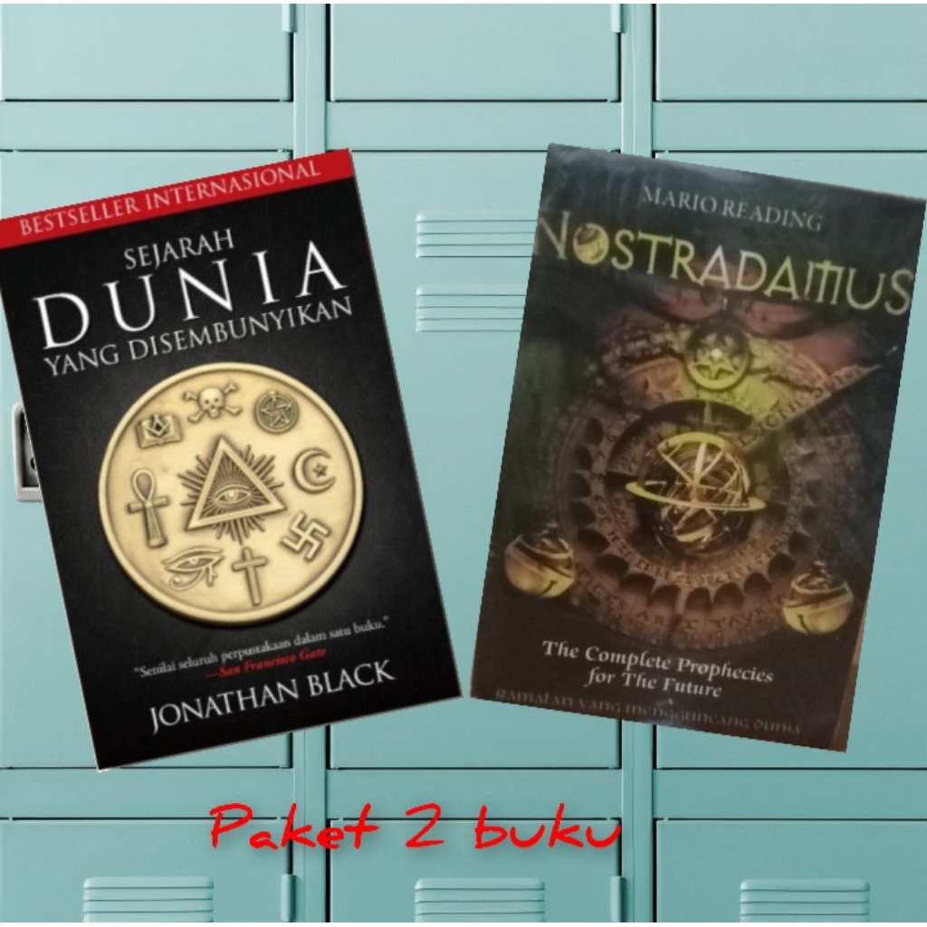 paket 2 buku sejarah dunia dan nostradamus