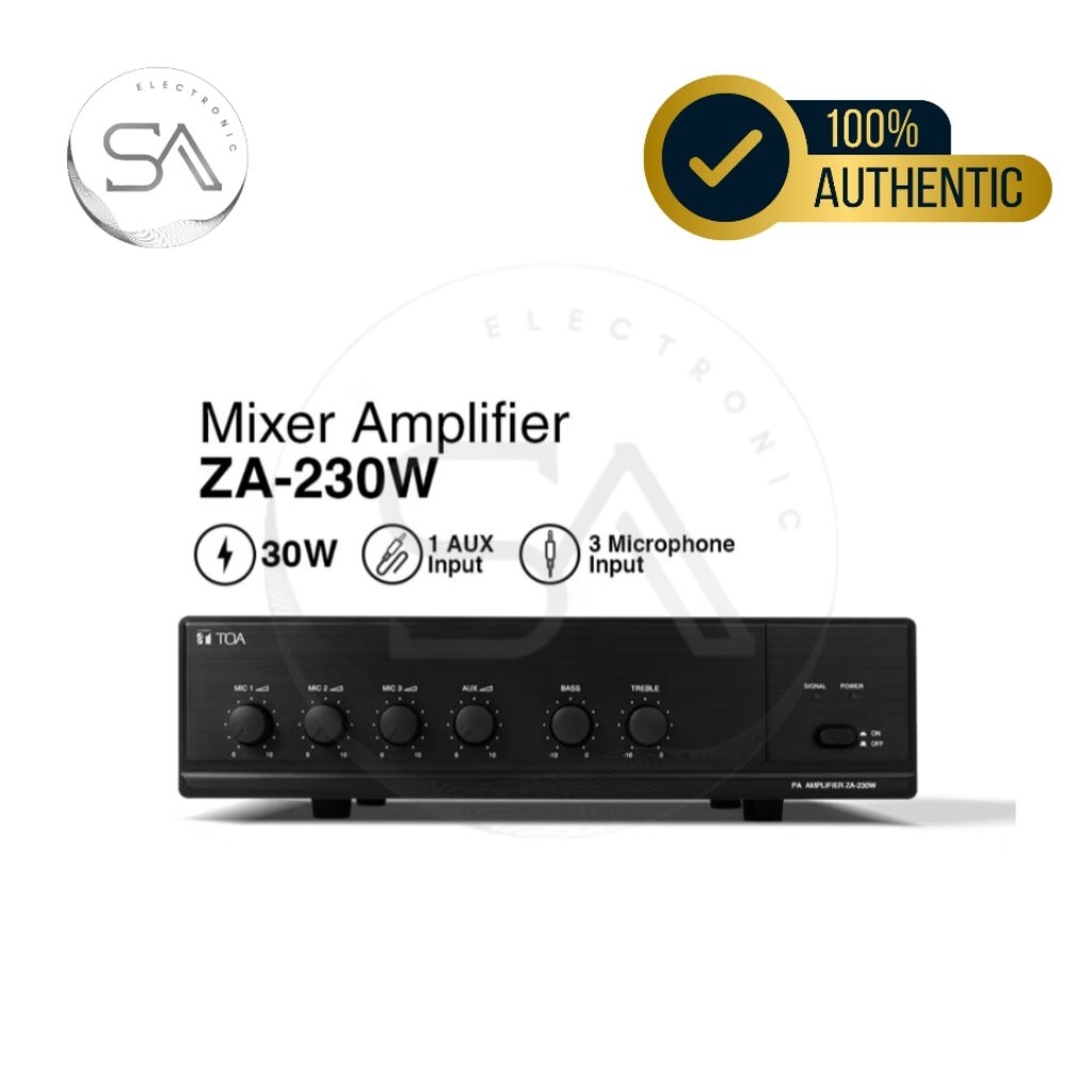 Za 230 w Ampli TOA / Mixer Amplifier TOA / Power Ampli TOA / Masjid sound system