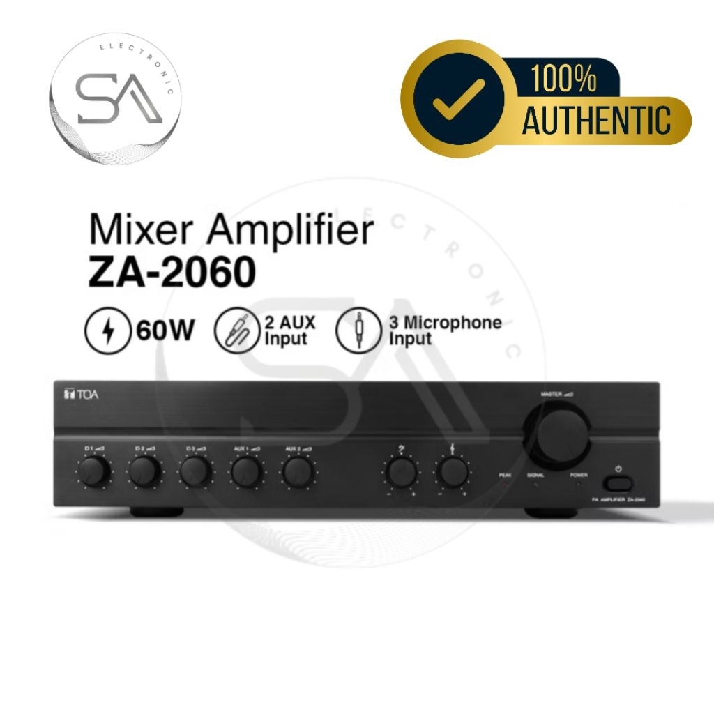 ZA 2060 TOA Ampli / Mixer Amplifier TOA / Power Amplifier / Masjid sound system