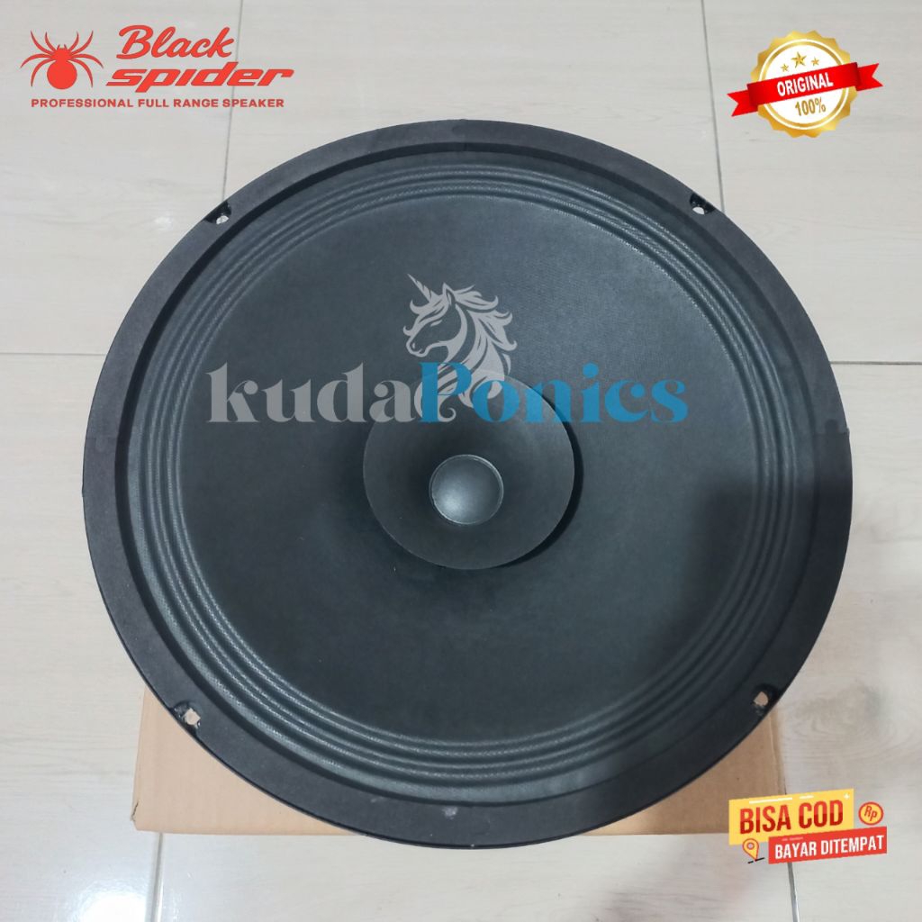 Speaker Komponen Black Spider 1248 12 inch Original