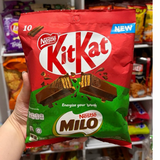 Kitkat Chocolate Milo (1pack isi 10) Thailand