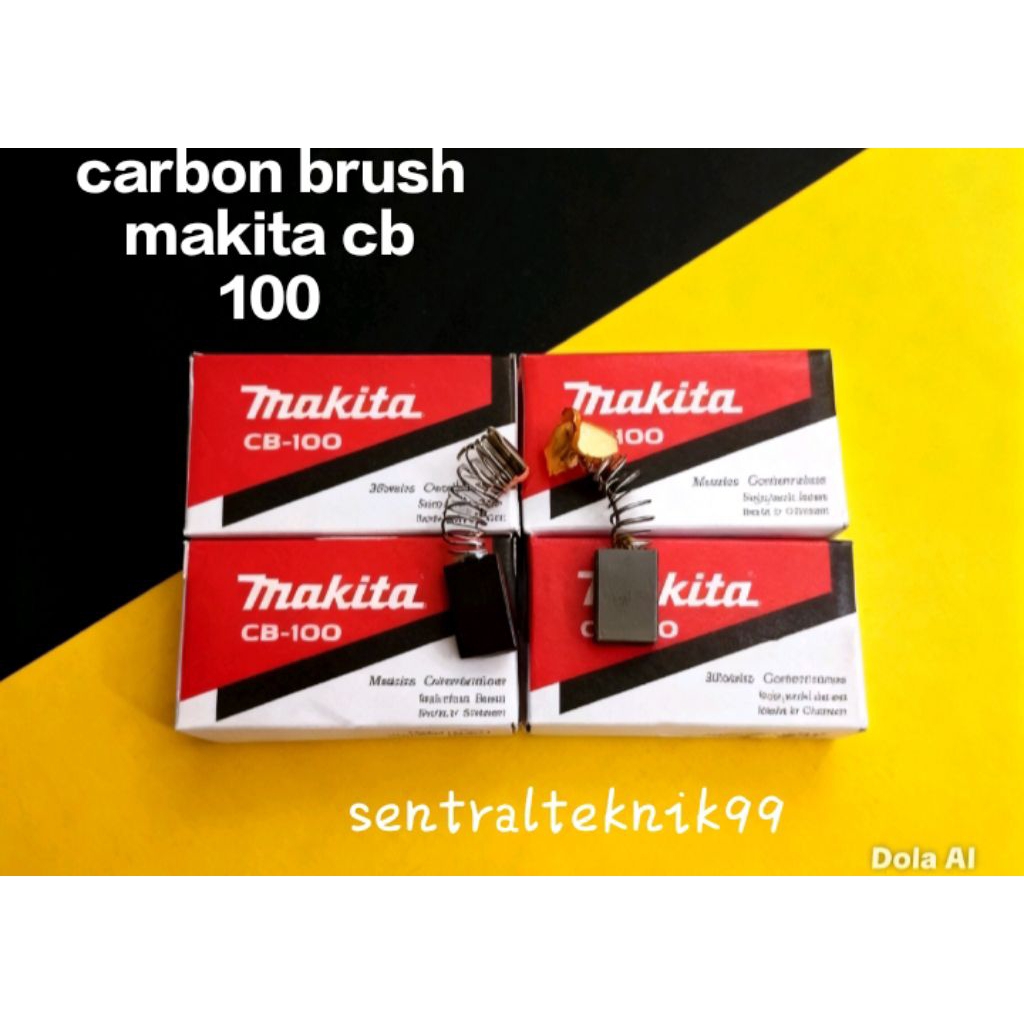 carbon brush(minimal 2set)makita cb 100/arang spul makita cb 100