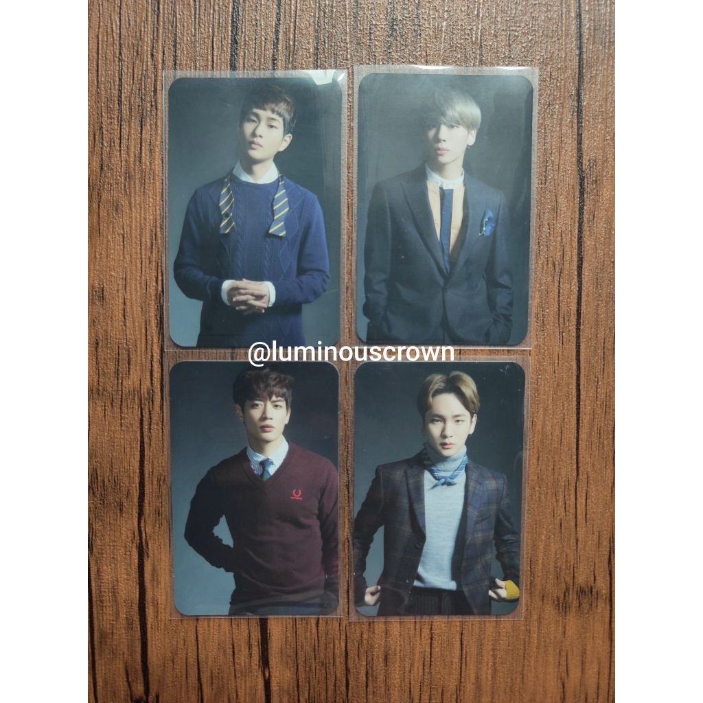 Photocard SHINee your number pc minho onew key jonghyun album japan