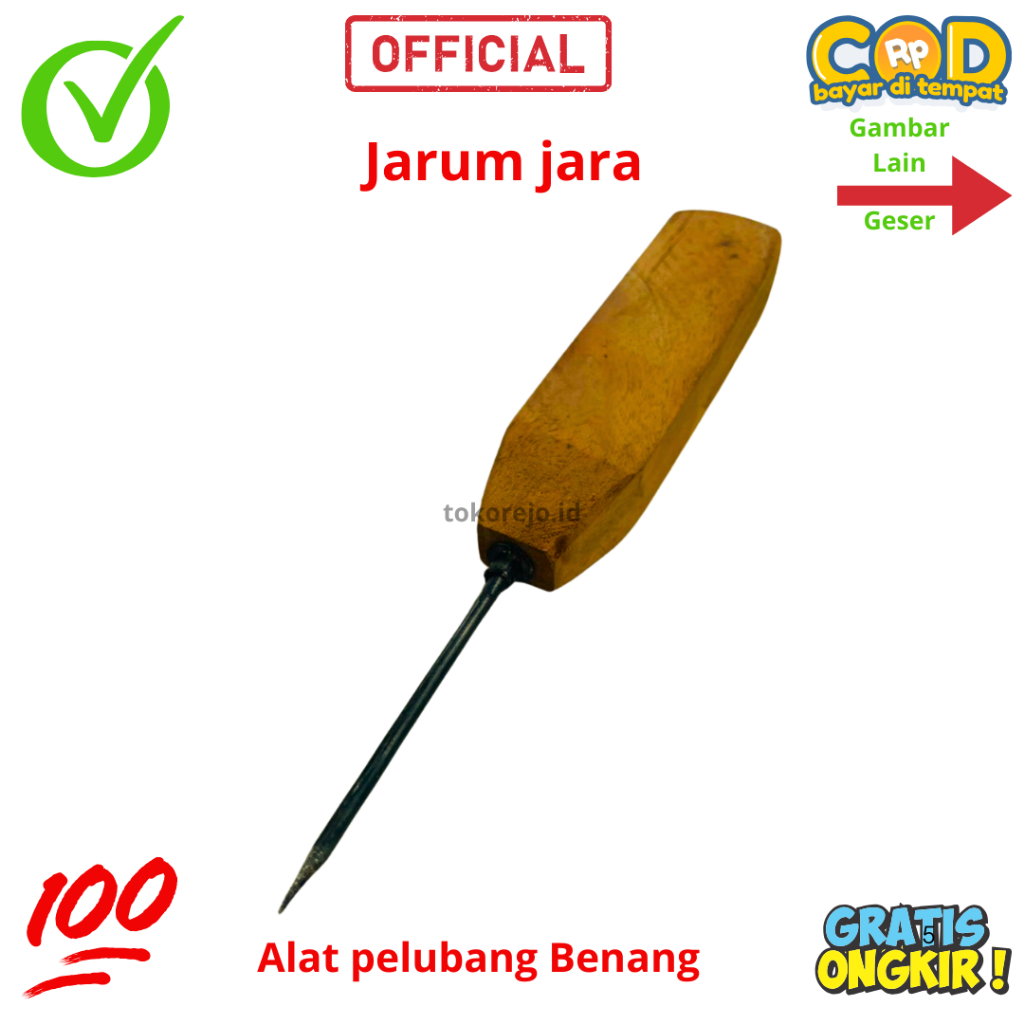 Jarum Jara Ujung Runcing Sol Sepatu Hitam / Jarum Alat Sol / Jarum Jahit Sol G
