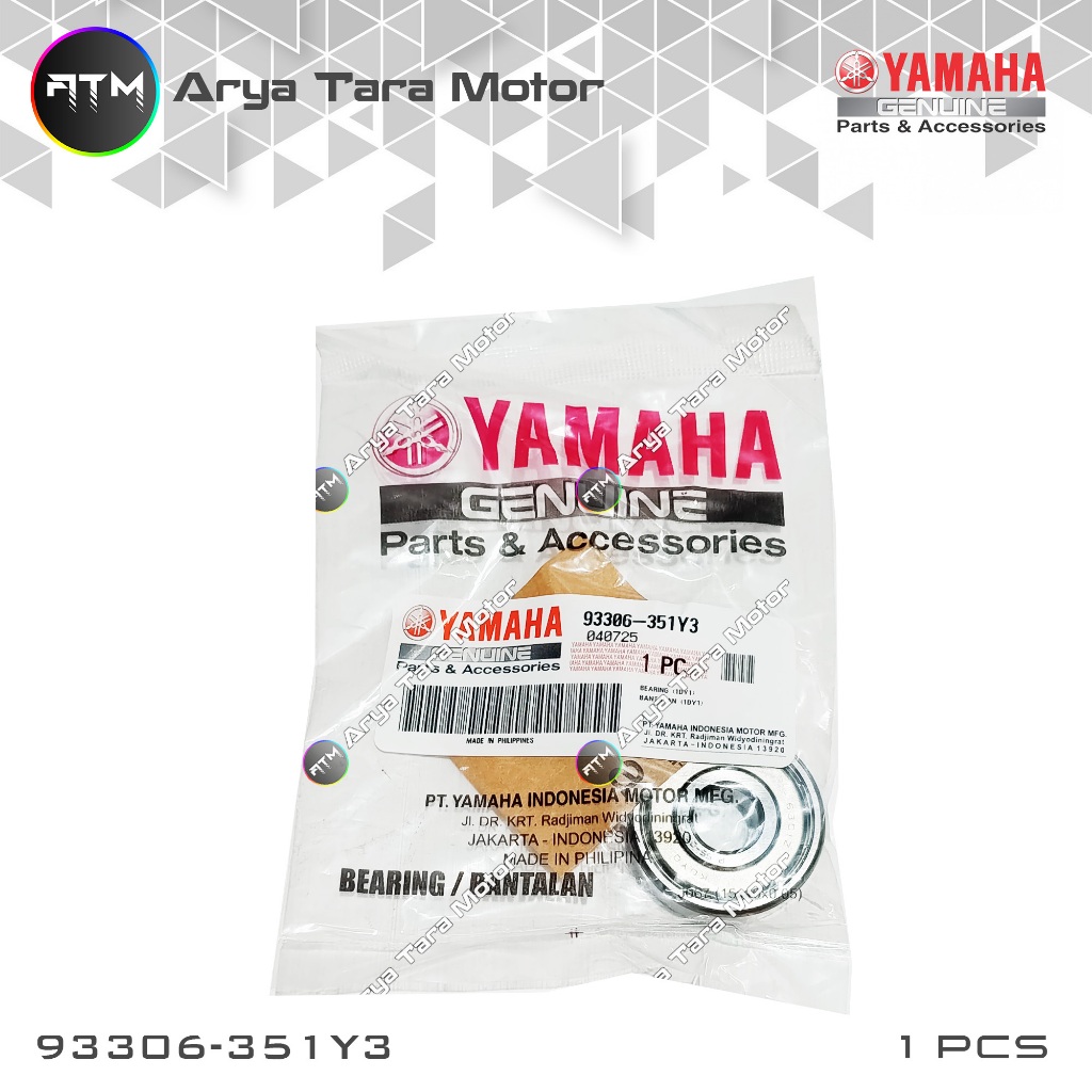 Bearing 6301 Z Rs 93306-351Y3 YGP (Yamaha)