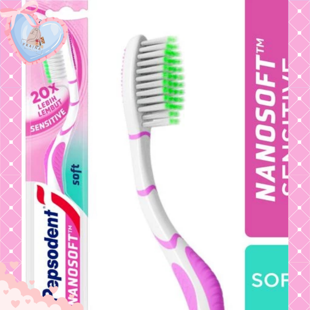 Pepsodent Nanosoft Sikat Gigi Sensitive