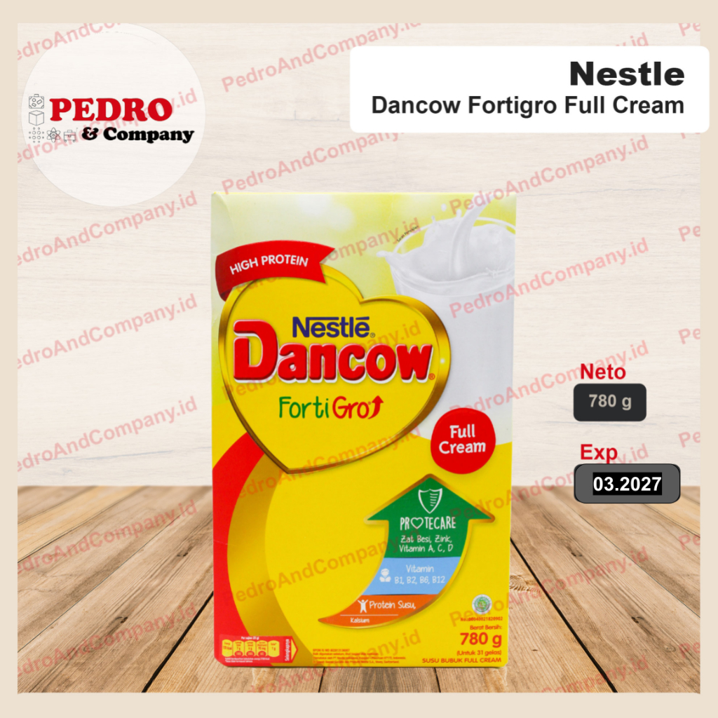 Nestle dancow fortigro susu bubuk full cream 800 gram - powder milk