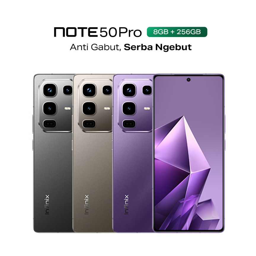 Infinix Note 50 Pro 8GB-256GB Helio G100 Ultimate - 6.78” FHD+ Amoled 5200 mAh