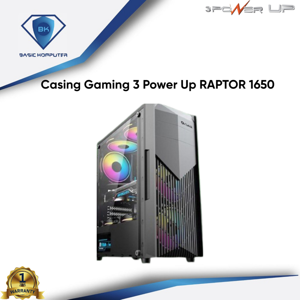 CASING POWER UP RAPTOR STRIKE 1650 Black