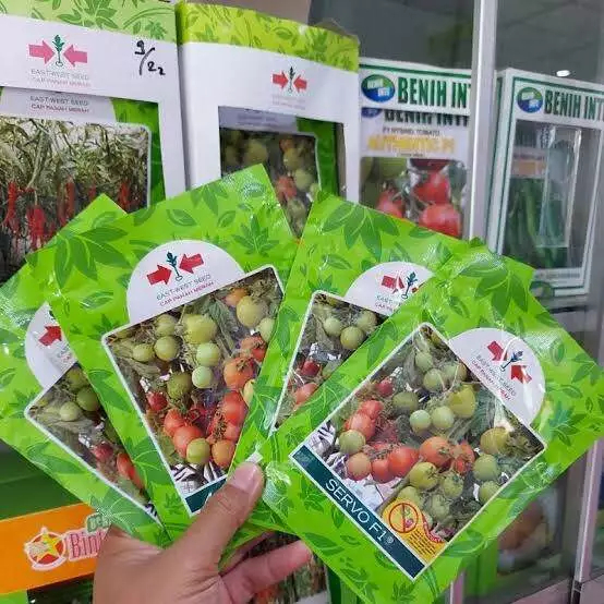 Benih Tomat SERVO F1 1750 Butir (Original) Cap Panah Merah / Bibit Tomat SERVO F1 1750 Biji Original