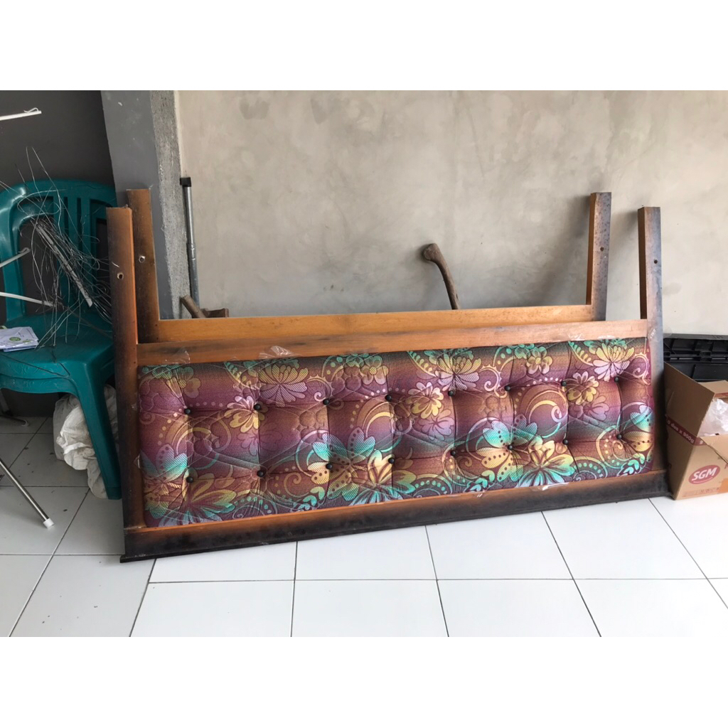 headboard kayu murah dipan kasur kayu murah