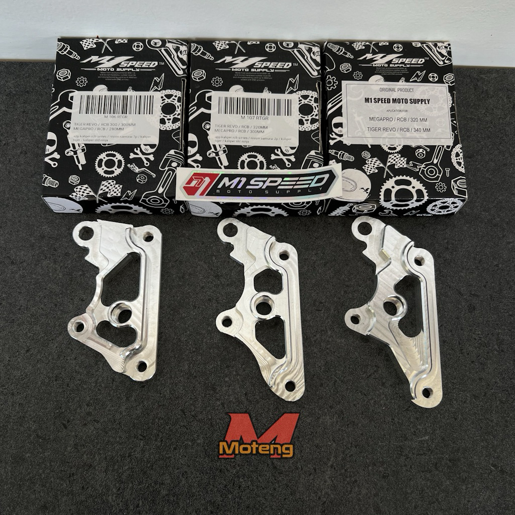 BREKET KALIPER RCB E Seies S Series 2P PNP SHOCK MP TIGER DICS 280 - 320MM M1 Speed