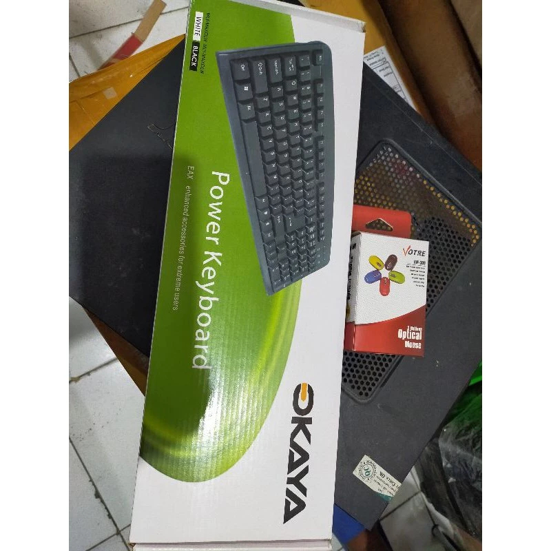 Paket Keyboard+Mouse Kabel Desain Bagus