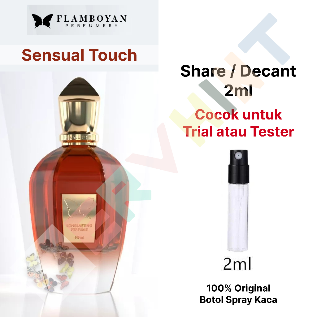 [Decant Parfum] Flamboyan Perfumery - Sensual Touch EDP (Eau de Parfum) | Strawberry Creamy | Wanita