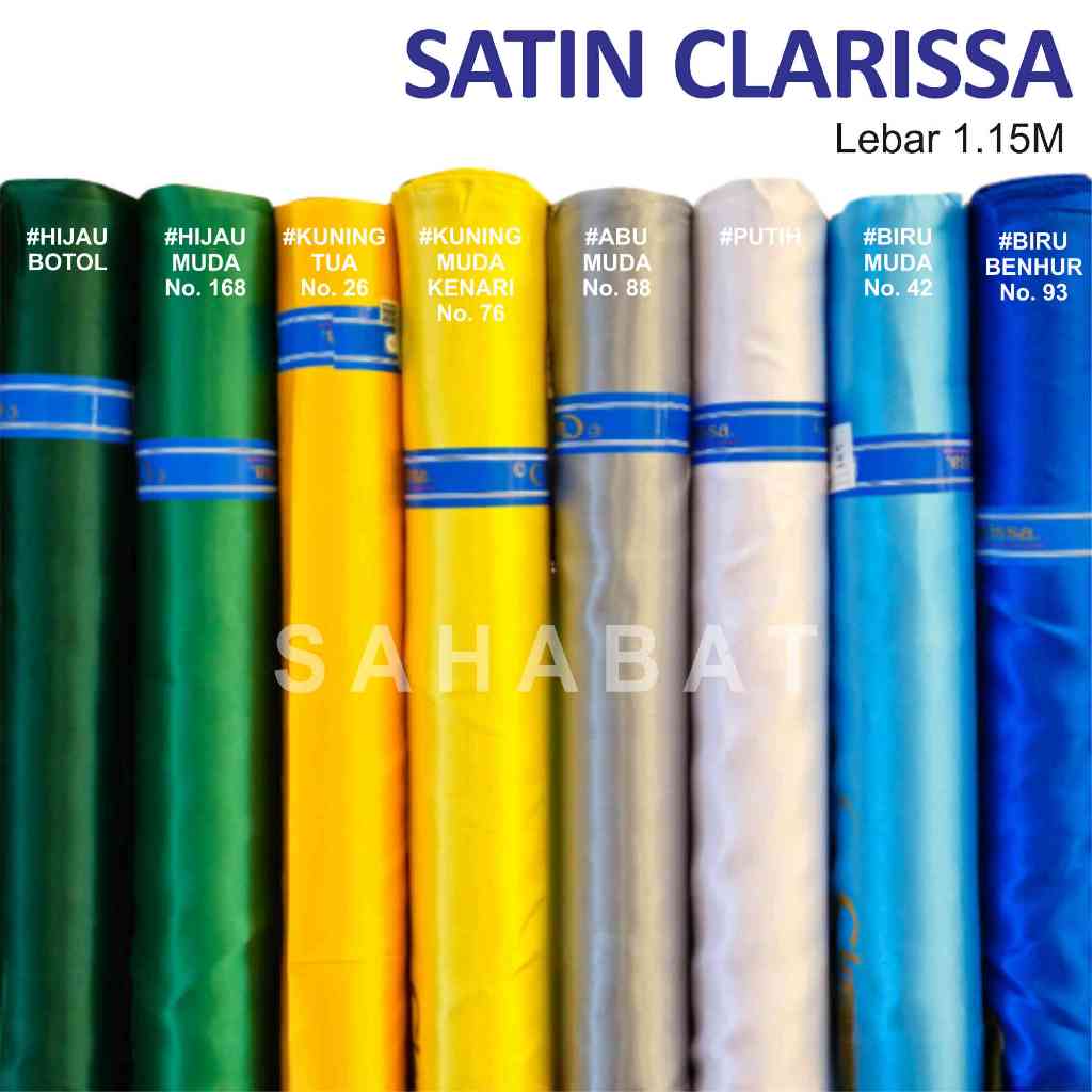 Kain Satin / Satin Clarissa / Lebar 1.15