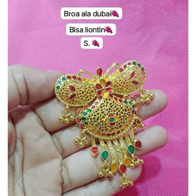 Lunavia accesories Bros/leontin Dubai lapis emas