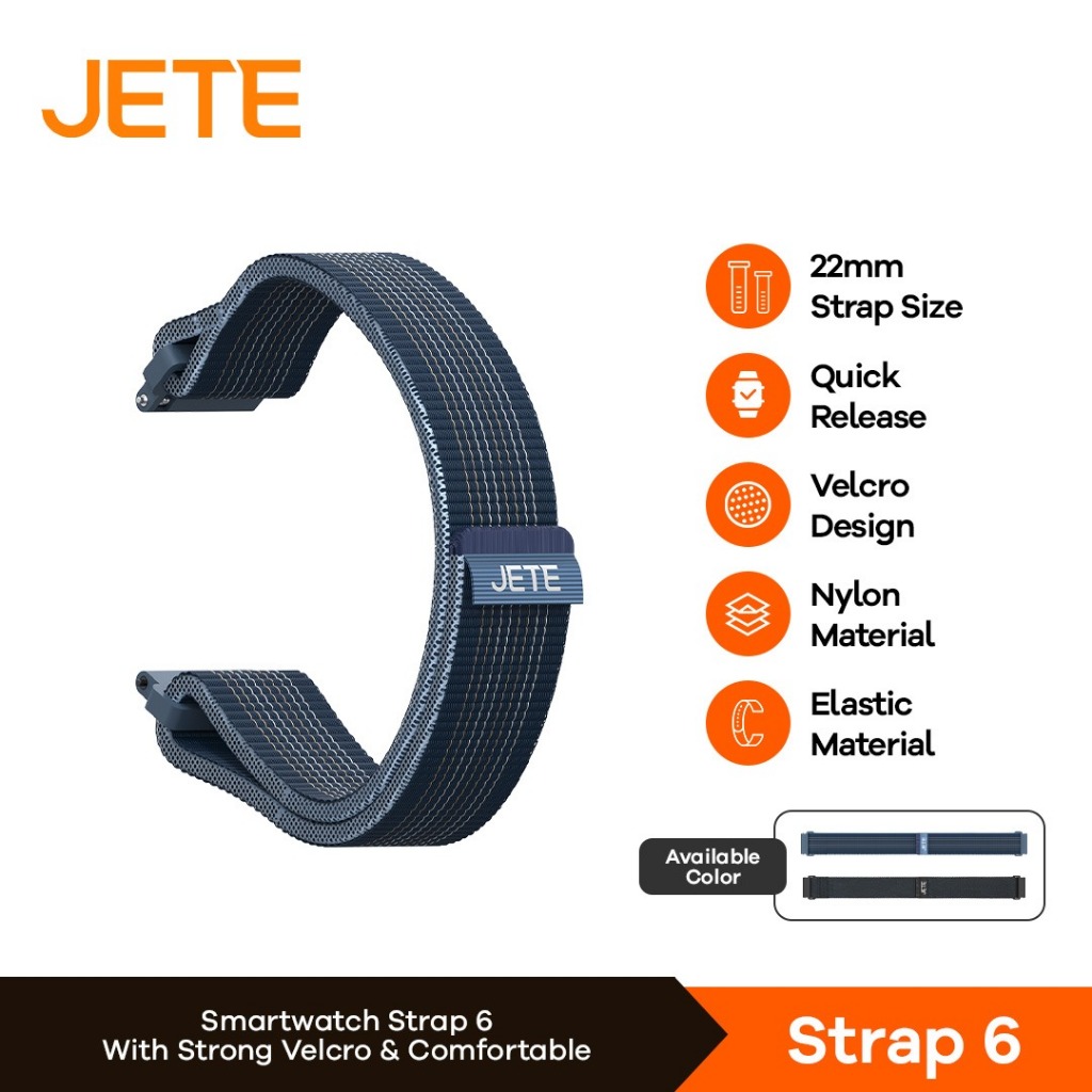 JETE Strap 06 Nylon Band for Smartwatch Garmin Apple Huawei - Original