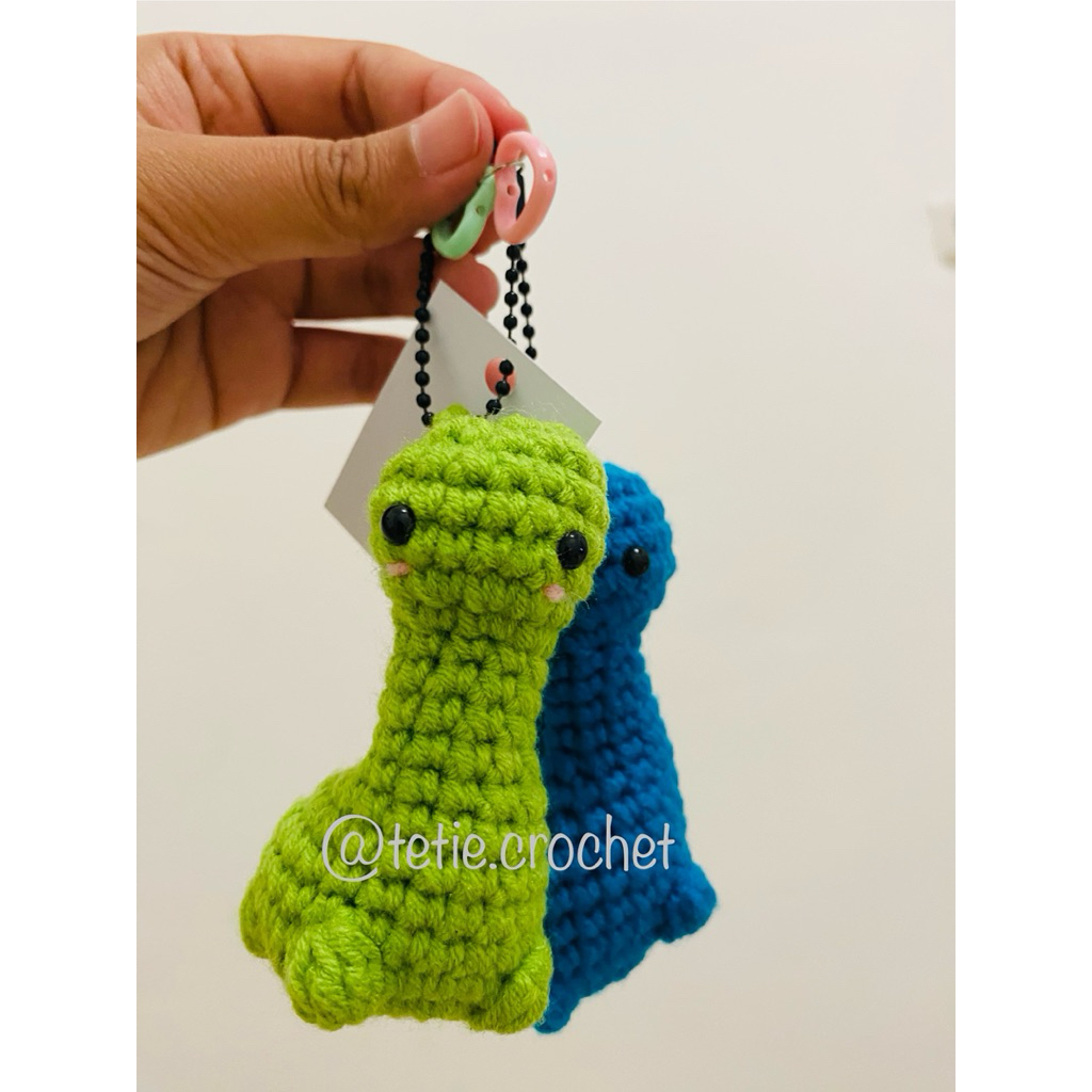 Boneka rajut handmade dinosaurus amigurumi