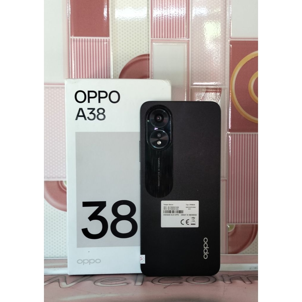 OPPO A38 RAM 6/128GB 4/128GB SECOND FULLSET