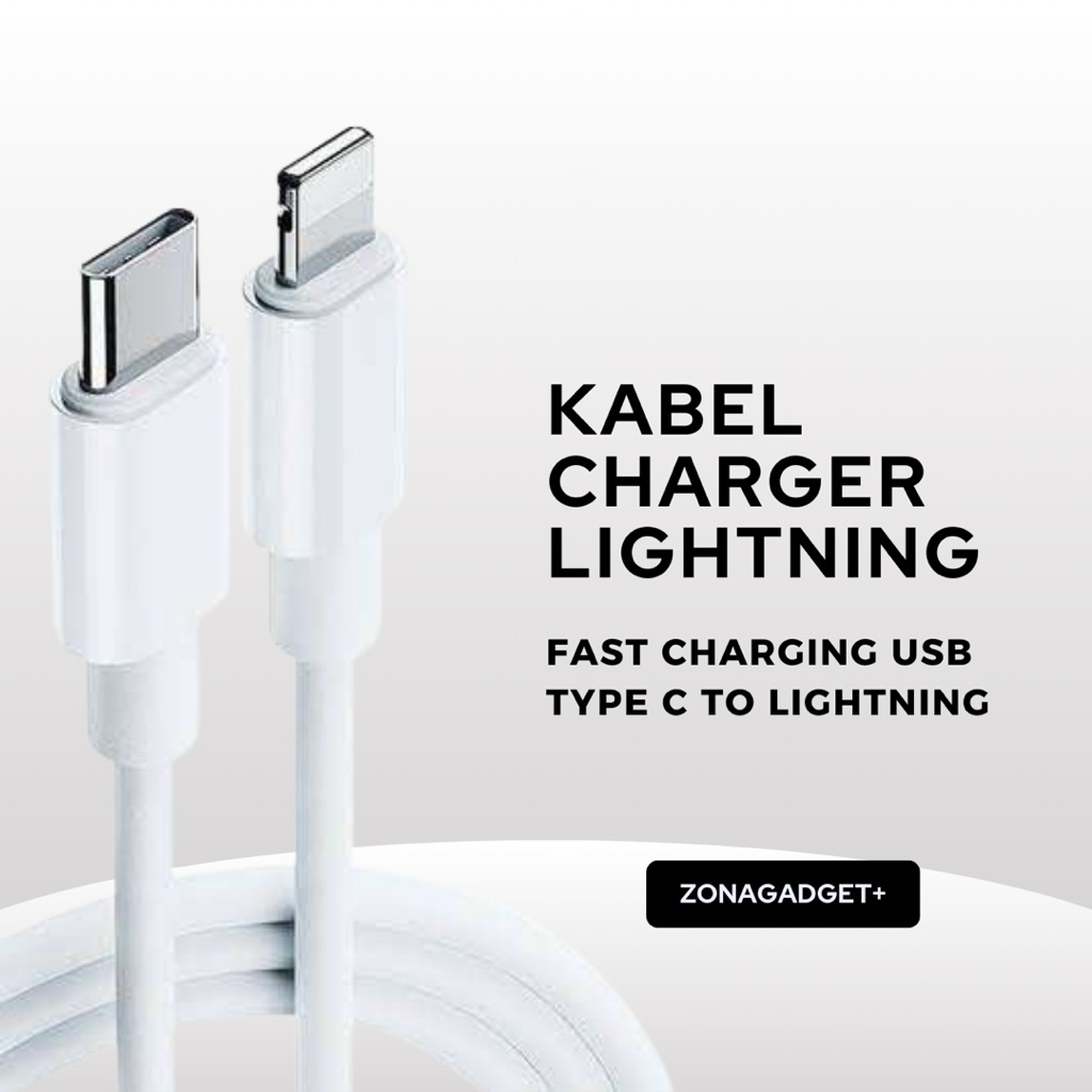 Kabel Charger Iphone Type C to Lightning Original