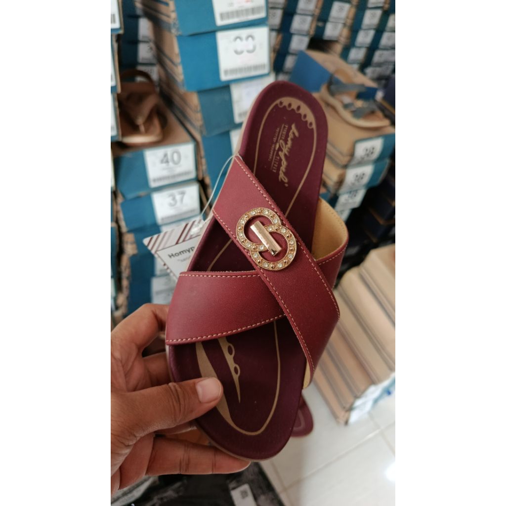 Homyped Calista N27 Sandal Jepit Wanita Sandal Homyped