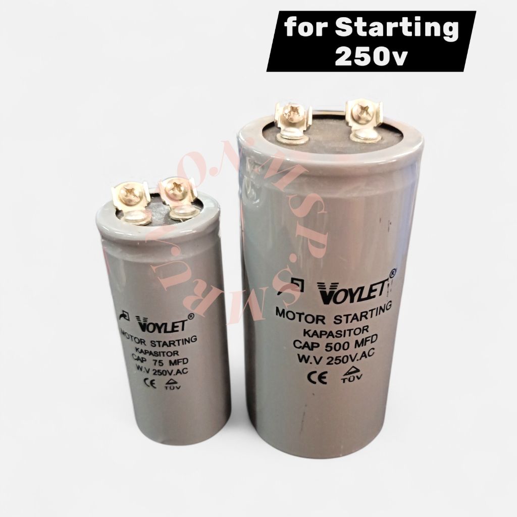Kapasitor Start Motor Voylet 250V AC High Quality Cap 75uF sampai 800uF