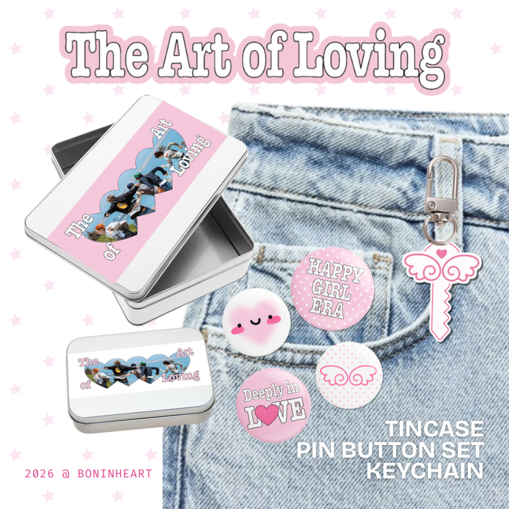 [READY STOCK] art of loving by boninheart Tin Case Kotak Penyimpanan Photocard PC Storage Box Multip