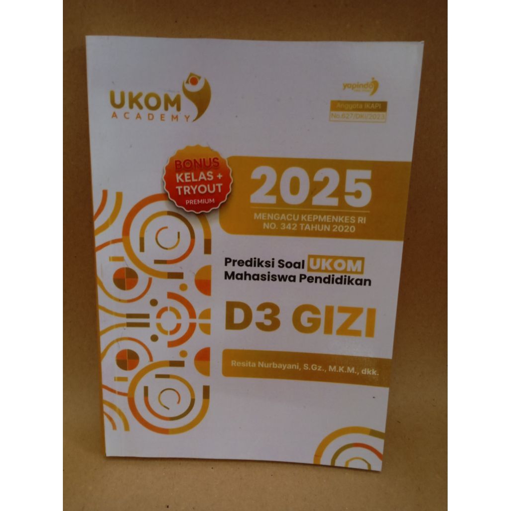 PREDIKSI SOAL UKOM MAHASISWA PENDIDIKAN D3 GIZI 2025