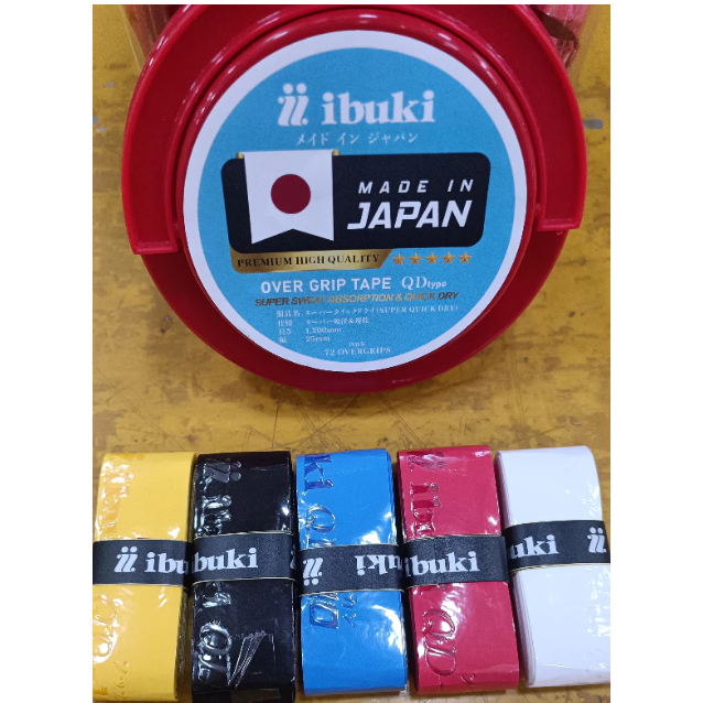 Grip Karet Raket Badminton Tenis Ibuki Super SWEET ABSORSION Original
