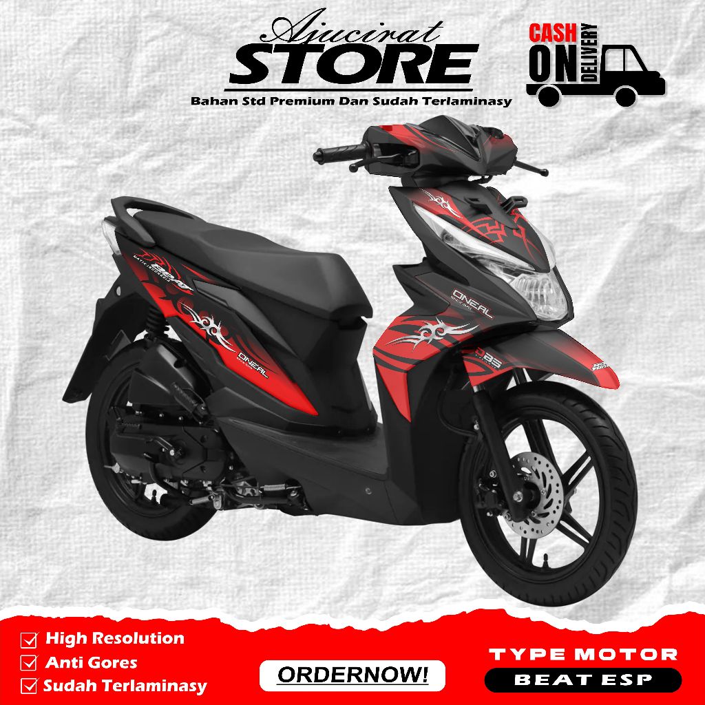 Stiker Decal Beat esp 2017/2019 Full Body - Stiker Full Blok Beat esp
