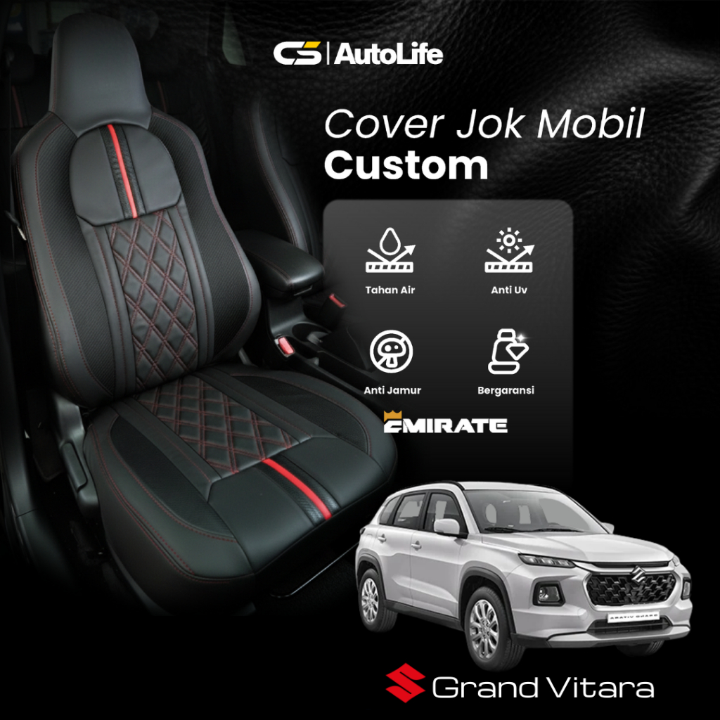 Sarung Jok Mobil / Cover Jok Suzuki Vitara / Grand Vitara - CS Autolife