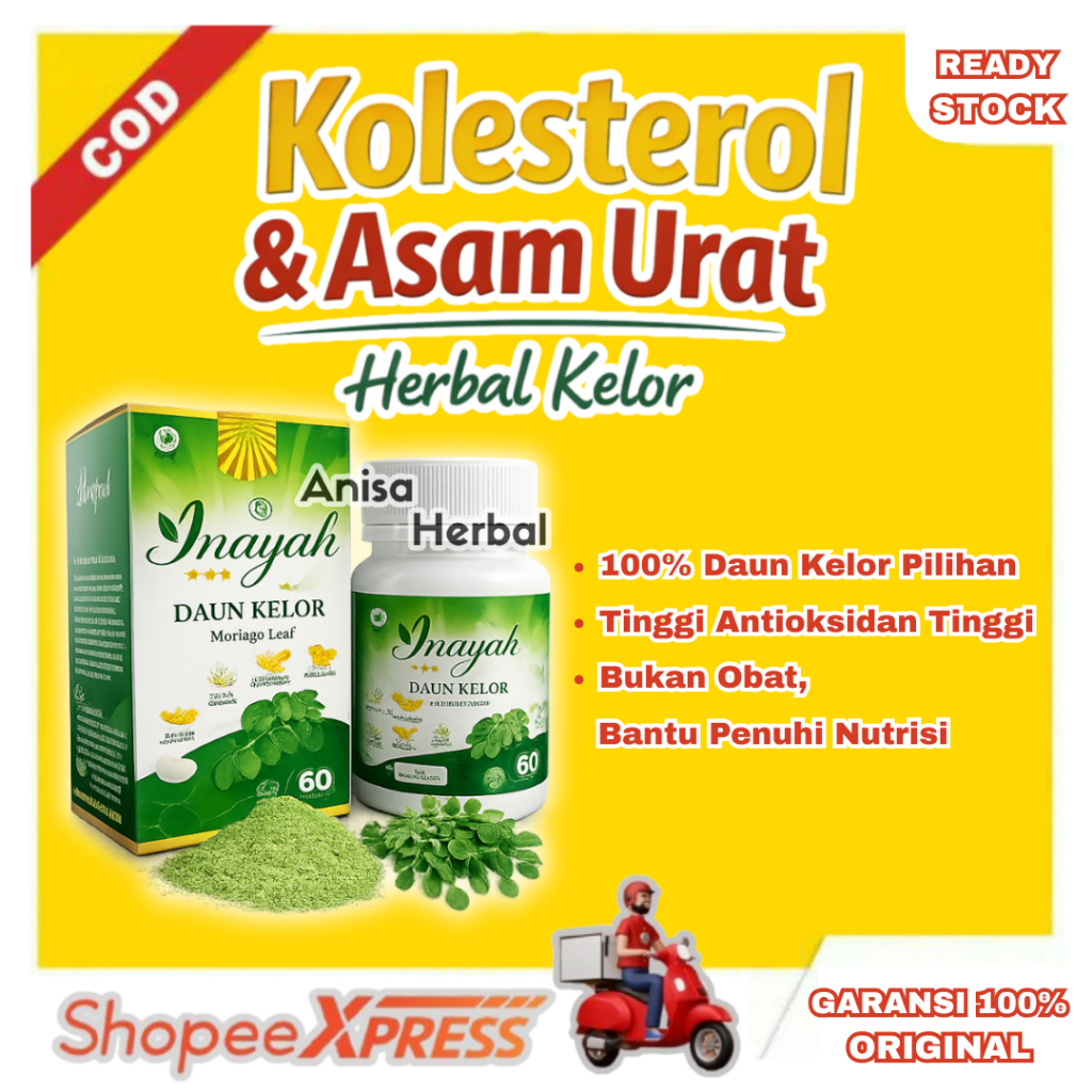 Kapsul Daun Kelor Inayah Ekstrak Kapsul Daun Kelor Moringa 60 Kapsul