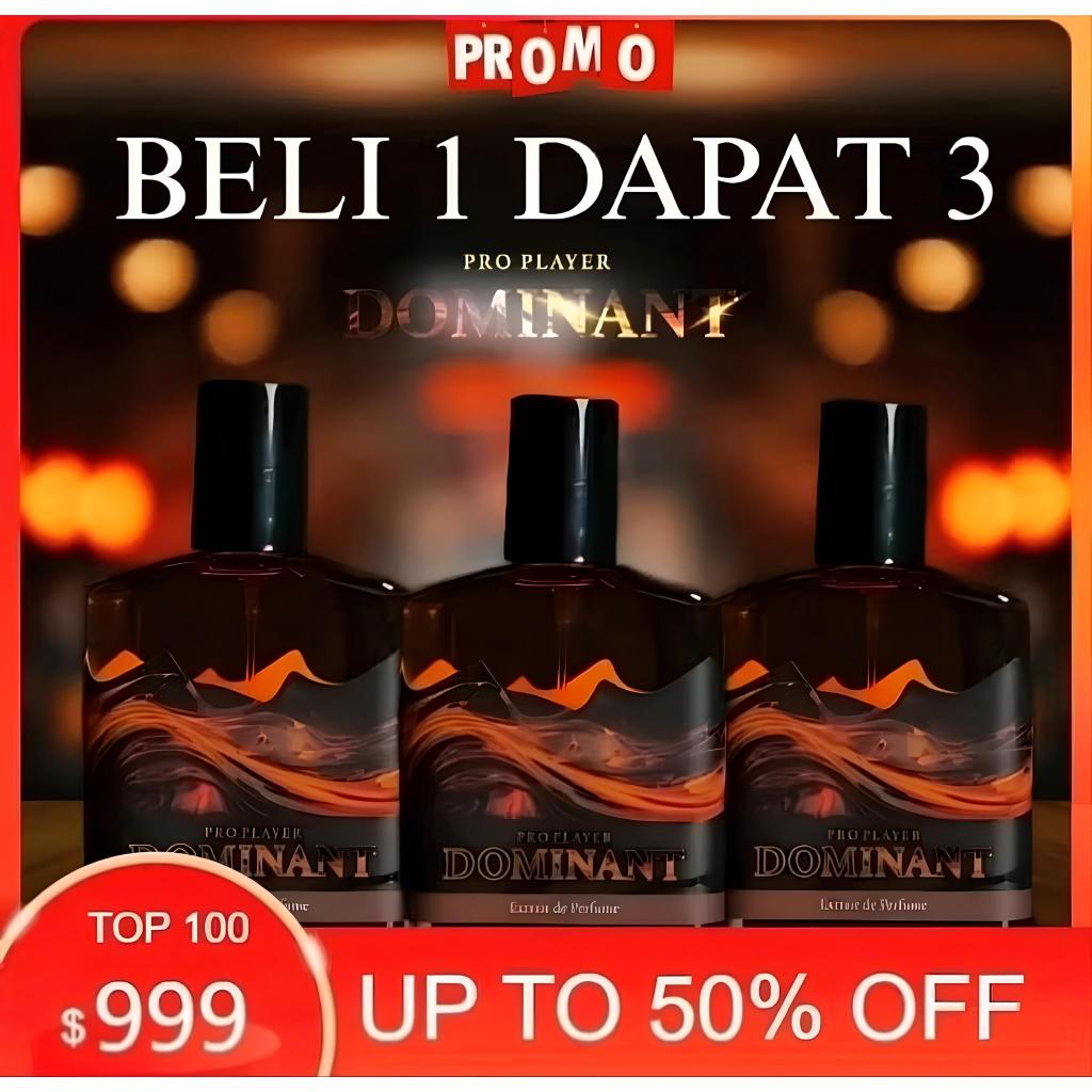 Beli 1 Dapat 3 Parfum Pria 35ml Pro Player Dominant Aroma Maskulin Tahan Lama Unisex Parfum Pria Wan